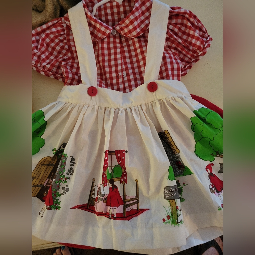 Eleanor Rose little red riding hood outfit